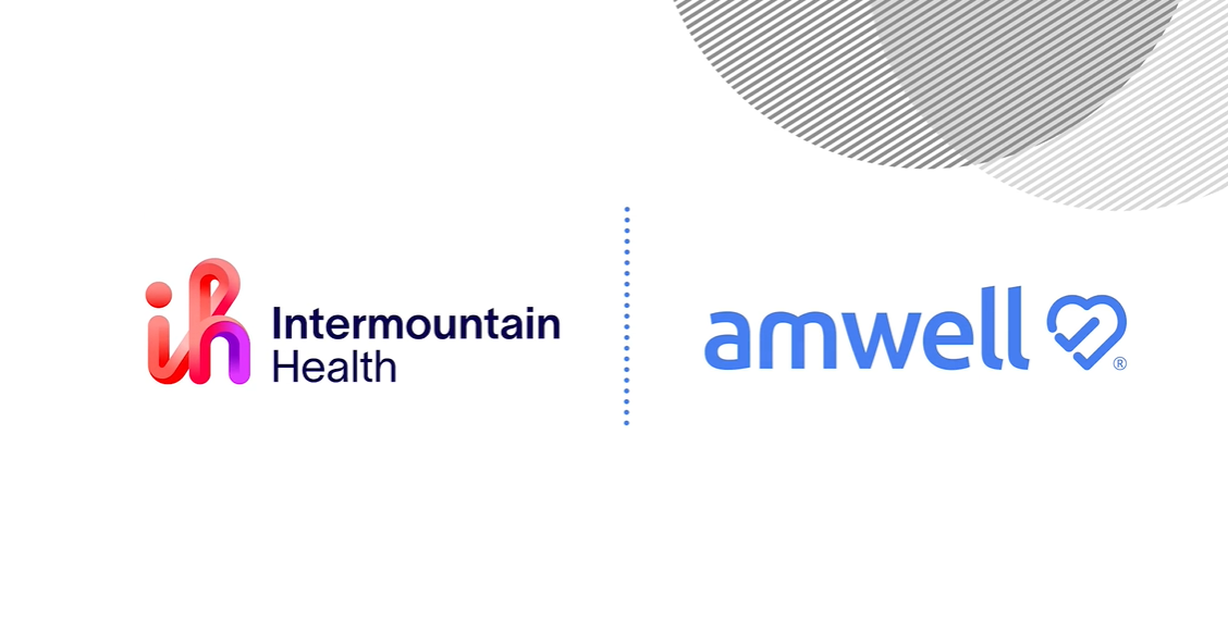 intermountain health and amwell logos